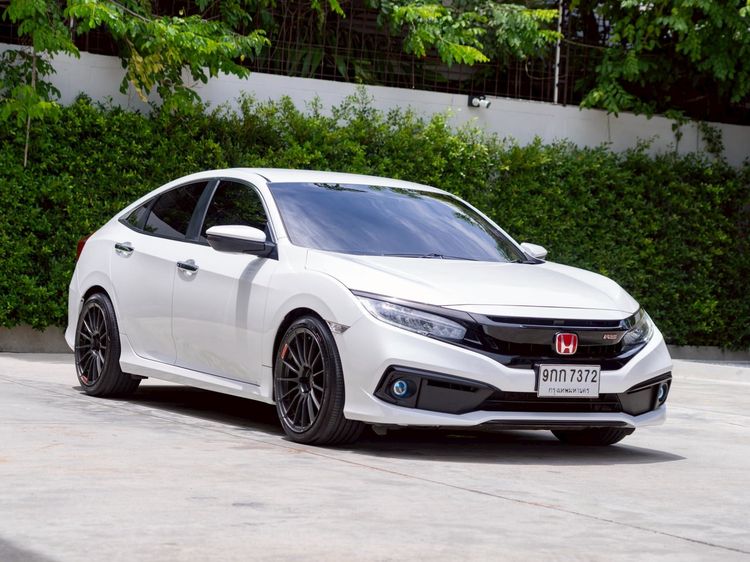 Honda Civic 2019 1.8 EL i-VTEC Sedan เบนซิน ไม่ติดแก๊ส เกียร์อัตโนมัติ ขาว