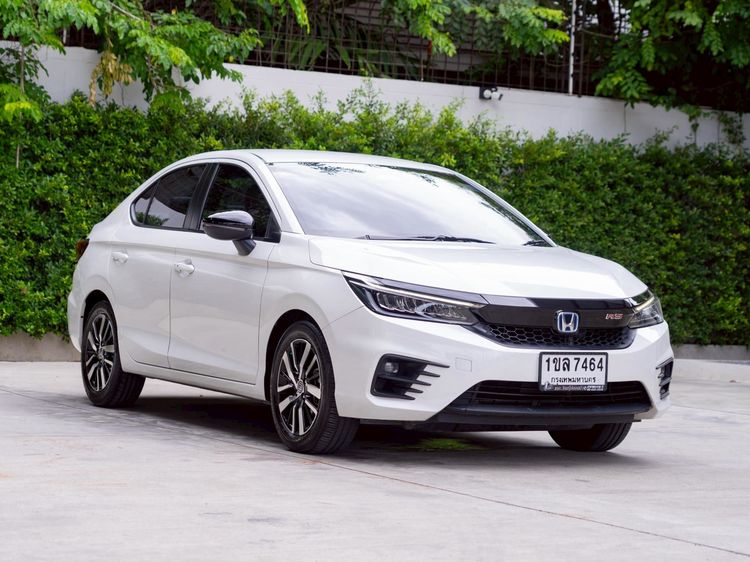 Honda City 2021 1.5 e:HEV RS Sedan ไฮบริด ไม่ติดแก๊ส เกียร์อัตโนมัติ ขาว