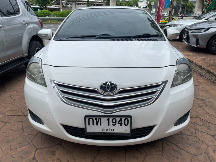 Toyota Vios 2011 1.5 J Sedan เบนซิน ไม่ติดแก๊ส เกียร์อัตโนมัติ ขาว