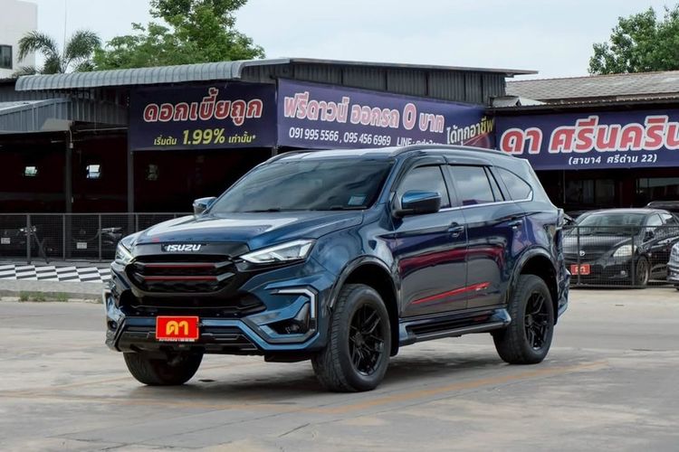 Isuzu MU-X 2024 1.9 Elegant 2WD Utility-car ดีเซล ไม่ติดแก๊ส เกียร์อัตโนมัติ น้ำเงิน รูปที่ 2