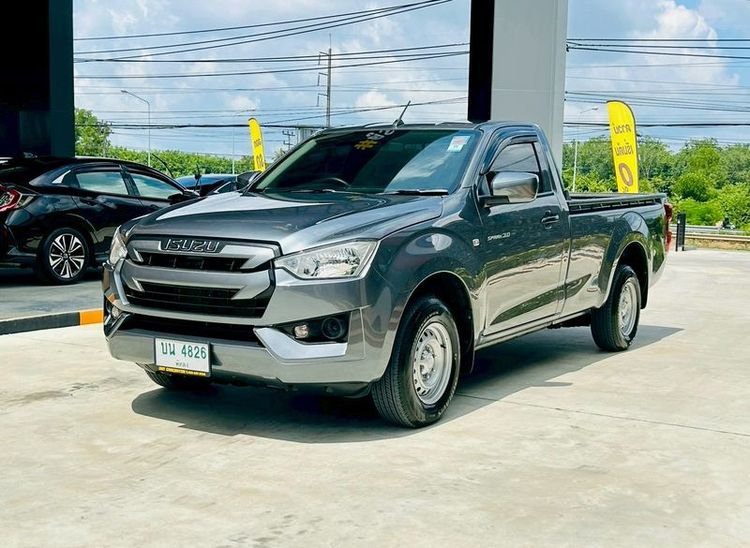 Isuzu D-MAX 2021 3.0 S Pickup ดีเซล ไม่ติดแก๊ส เกียร์ธรรมดา เทา