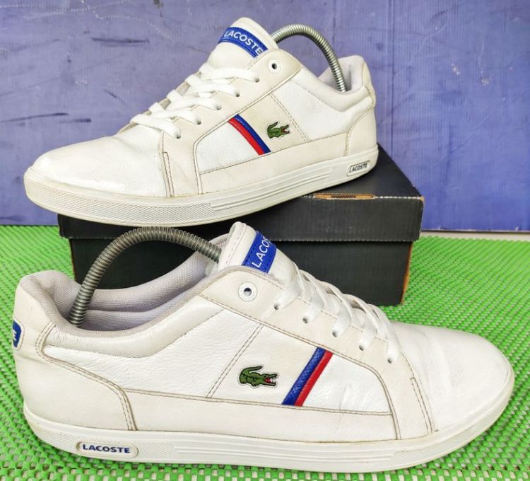 รองเท้าผ้าใบ ผ้าใบ UK 9 | EU 43 1/3 | US 9.5 ขาว รองเท้า💥Lacoste💥ของแท้‼️พื้นนิ่ม สวยๆ สภาพดี💥ไซร์ 43