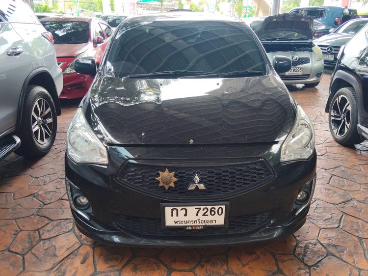 รถ Mitsubishi Attrage 1.2 GLX สี ดำ
