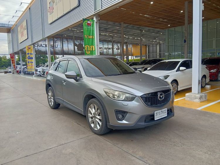 Mazda CX-5 2014 2.2 XDL 4WD Utility-car ดีเซล ไม่ติดแก๊ส เกียร์อัตโนมัติ เทา รูปที่ 2
