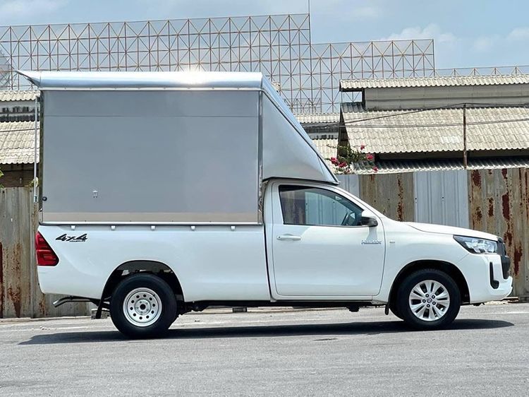 Toyota Hilux Revo 2021 2.4 Entry Pickup ดีเซล ไม่ติดแก๊ส เกียร์ธรรมดา ขาว รูปที่ 3