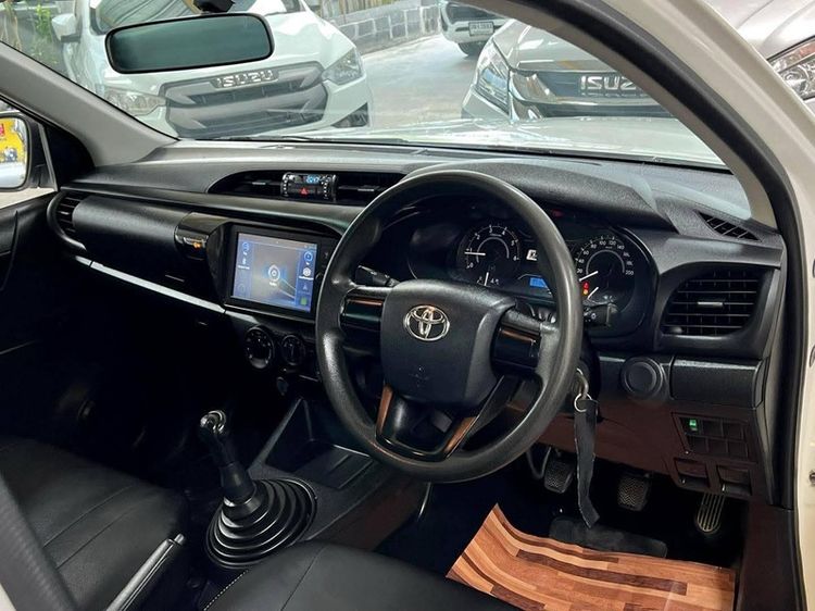 Toyota Hilux Revo 2021 2.4 Entry Pickup ดีเซล ไม่ติดแก๊ส เกียร์ธรรมดา ขาว รูปที่ 4