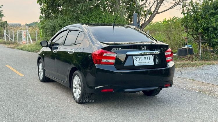 Honda City 2013 1.5 V i-VTEC Sedan เบนซิน ไม่ติดแก๊ส เกียร์อัตโนมัติ ดำ รูปที่ 3