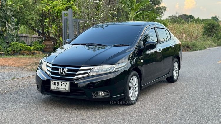 Honda City 2013 1.5 V i-VTEC Sedan เบนซิน ไม่ติดแก๊ส เกียร์อัตโนมัติ ดำ รูปที่ 2