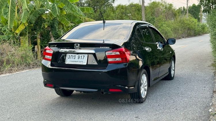 Honda City 2013 1.5 V i-VTEC Sedan เบนซิน ไม่ติดแก๊ส เกียร์อัตโนมัติ ดำ รูปที่ 4