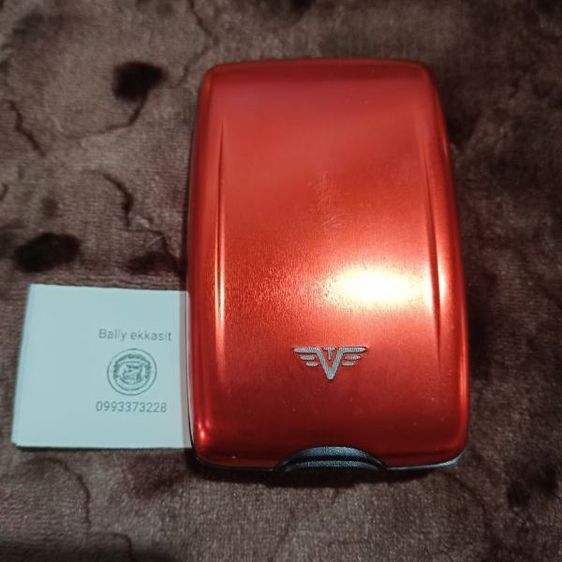 TRU VIRTU Aluminum Wallet - Red