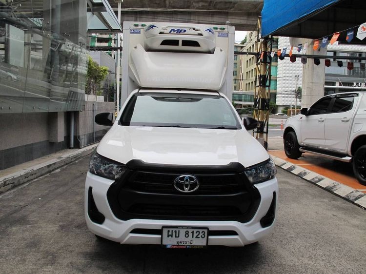 Toyota Hilux Revo 2021 2.4 Entry Van ดีเซล ไม่ติดแก๊ส เกียร์ธรรมดา ขาว รูปที่ 3
