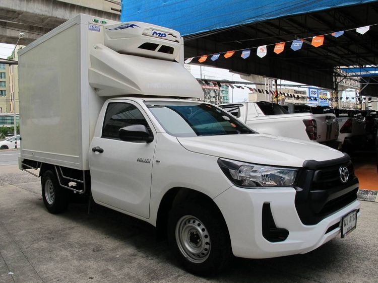 Toyota Hilux Revo 2021 2.4 Entry Van ดีเซล ไม่ติดแก๊ส เกียร์ธรรมดา ขาว รูปที่ 2