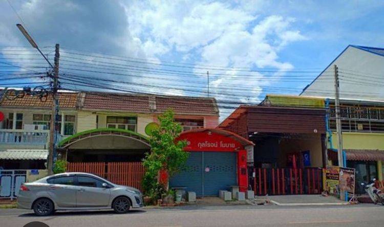 มีบางส่วน ขายทาวน์เฮาส์ 2 ชั้น อ.สะเดา จ.สงขลา ทำเลค้าขาย ใกล้เทศบาลตำบลคลองแงะ