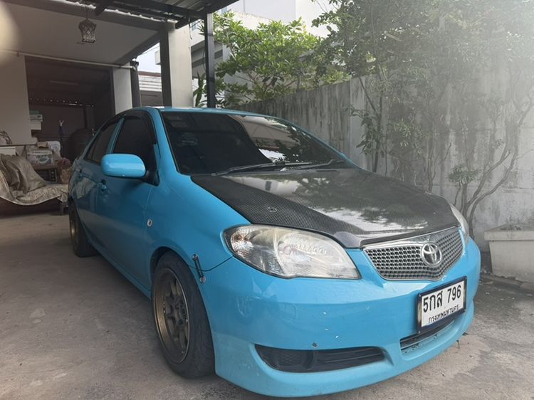 Toyota Vios 2005 1.5 E Sedan เบนซิน LPG เกียร์อัตโนมัติ ฟ้า รูปที่ 2