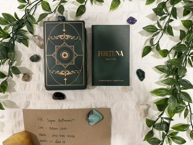 🔮 ปล่อยต่อ Fortuna Tarot Deck (สีเขียว) 🔮 รูปที่ 2