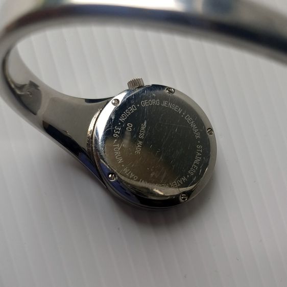 🇹🇭 นาฬิกาผู้หญิง Georg Jensen Torun no336 – ครบชุด – แบตเตอรี่ใหม่ – การออกแบบสไตล์เดนมาร์ก รูปที่ 9