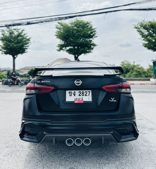 Nissan Almera 2021 1.0L Turbo V CVT Sedan เบนซิน เกียร์อัตโนมัติ เทา รูปที่ 4