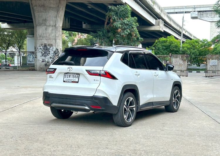 Toyota Yaris Cross 2024 1.5 HEV Premium Luxury Utility-car ไฮบริด ไม่ติดแก๊ส เกียร์อัตโนมัติ ขาว รูปที่ 2