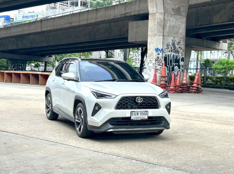 Toyota Yaris Cross 2024 1.5 HEV Premium Luxury Utility-car ไฮบริด ไม่ติดแก๊ส เกียร์อัตโนมัติ ขาว รูปที่ 3