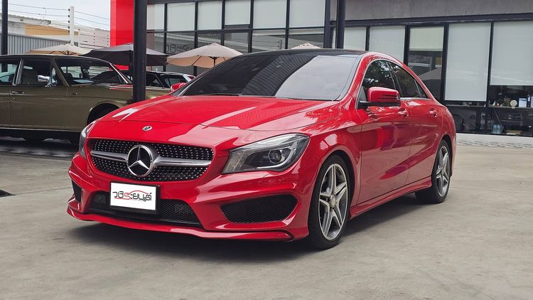Mercedes-Benz CLA-Class 2017 CLA250 AMG Sedan เบนซิน ไม่ติดแก๊ส เกียร์อัตโนมัติ แดง