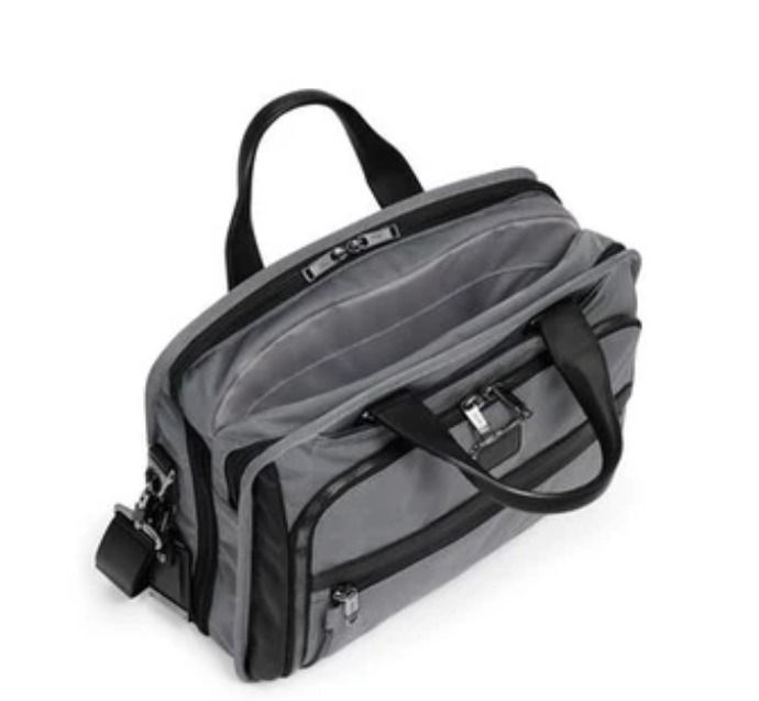 TUMI Alpha X Organizer Briefcase – Meteor Grey สภาพสวย ประกัน TUMI ยังเหลือ รูปที่ 2