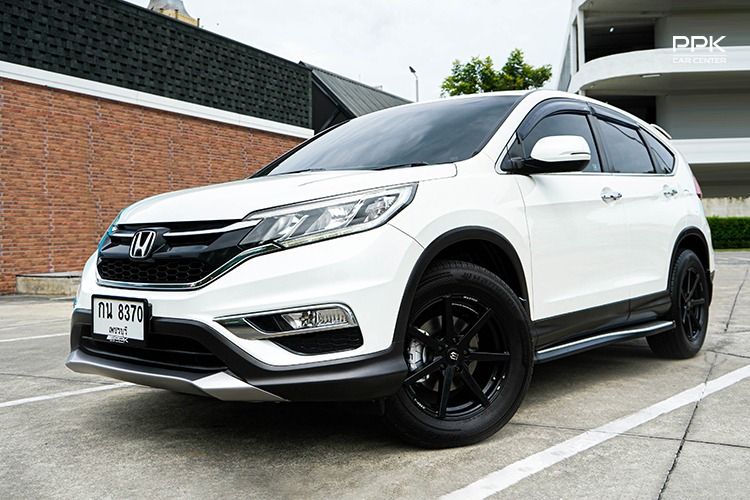 Honda CR-V 2016 2.0 E 4WD Utility-car เบนซิน ไม่ติดแก๊ส เกียร์อัตโนมัติ ขาว