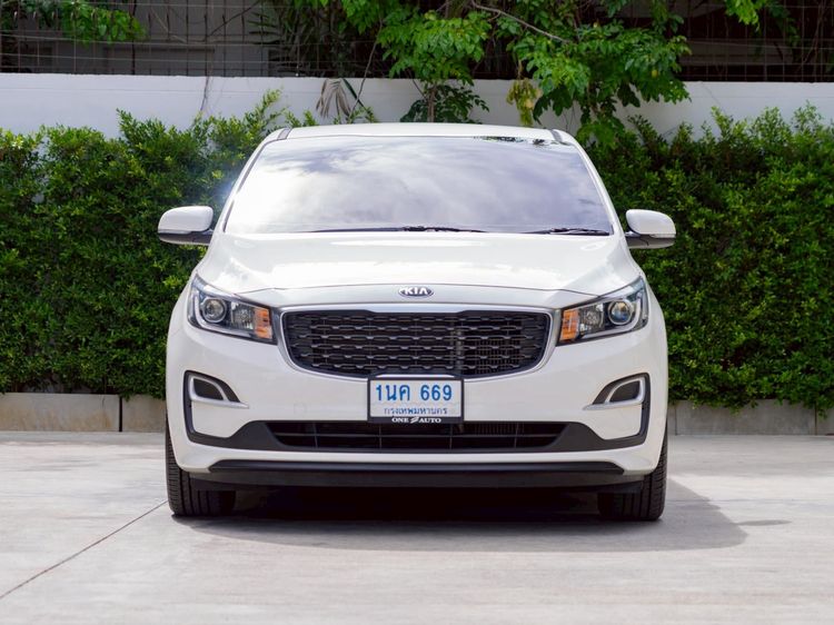 Kia Carnival 2021 2.2 LX Utility-car ดีเซล ไม่ติดแก๊ส เกียร์อัตโนมัติ ขาว รูปที่ 2