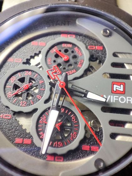 นาฬิกา Naviforce 9110 ข้อมือ ควอทซ์อะนาล็อก โครโนกราฟ  ( มือสอง ) รูปที่ 2
