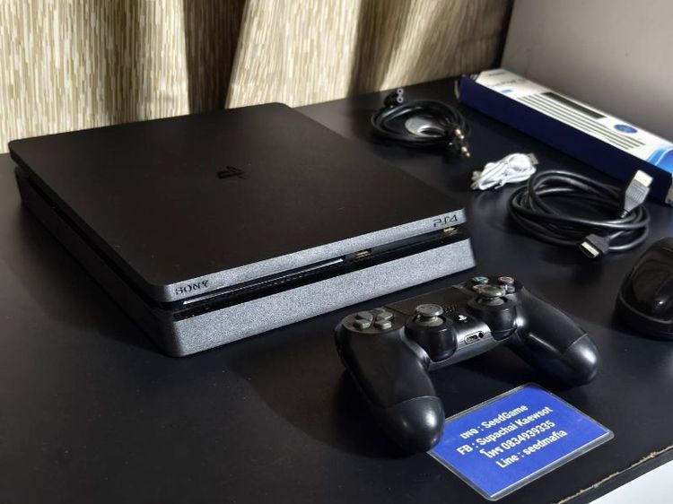 Ps4​ Slim​ 500gb​ CUH-2106​ อุปกรณ์​ครบ ใสแผ่นไม่ได้ ดาวน์โหลดได้อย่างเดียว มีเกมในเครื่อ​ง รูปที่ 4