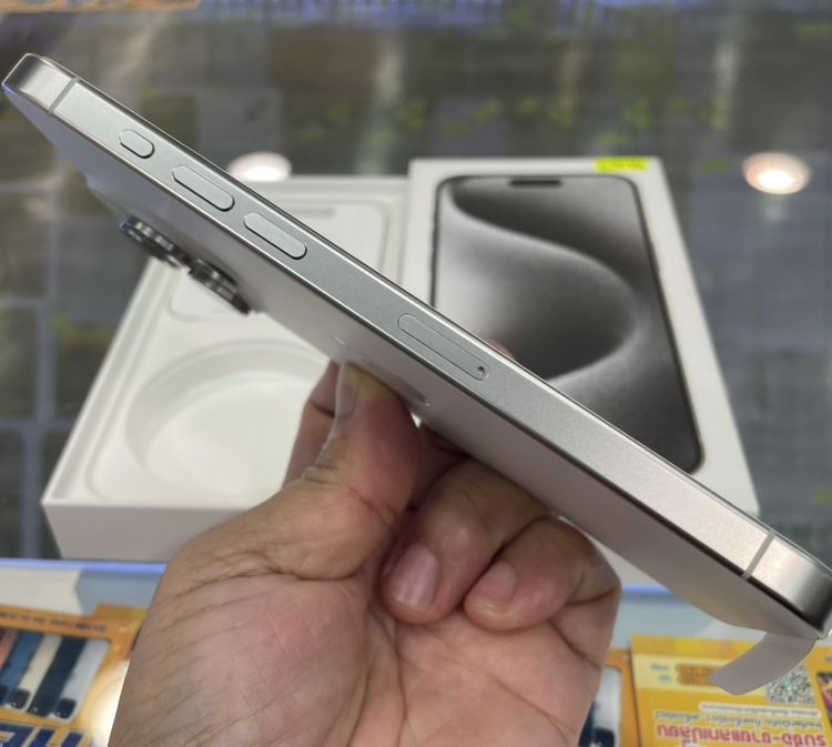 iphone 15 pro max 256GB สีขาว สวยมาก รูปที่ 3