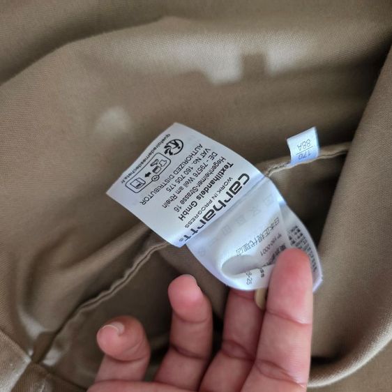 Carhartt WIP รุ่น L/S Craft Shirt สี Leather (น้ำตาลเบจ) ไซส์ S รูปที่ 11