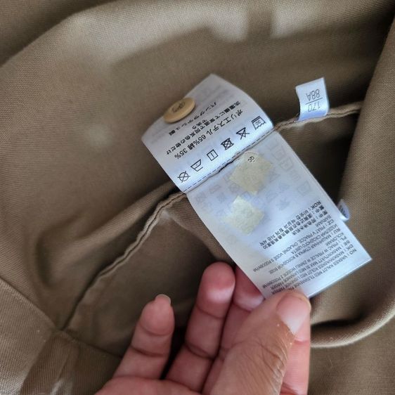 Carhartt WIP รุ่น L/S Craft Shirt สี Leather (น้ำตาลเบจ) ไซส์ S รูปที่ 12