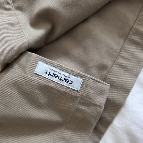 Carhartt WIP รุ่น L/S Craft Shirt สี Leather (น้ำตาลเบจ) ไซส์ S รูปที่ 6