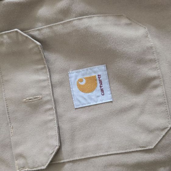 Carhartt WIP รุ่น L/S Craft Shirt สี Leather (น้ำตาลเบจ) ไซส์ S รูปที่ 5