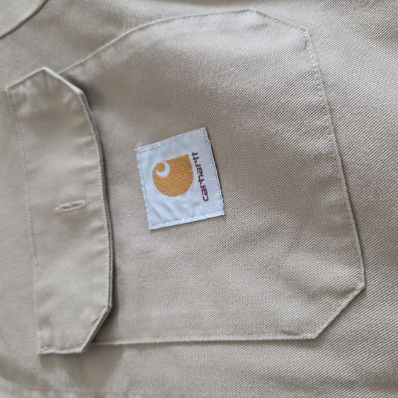 Carhartt WIP รุ่น L/S Craft Shirt สี Leather (น้ำตาลเบจ) ไซส์ S รูปที่ 8