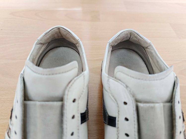 (42eu) PRADA Sport Archive Leather Sneakers รูปที่ 13