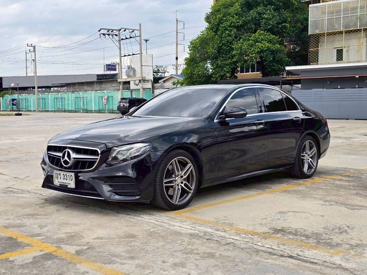 Mercedes-Benz E-Class 2017 E220d Sedan ดีเซล ไม่ติดแก๊ส เกียร์อัตโนมัติ ดำ รูปที่ 3