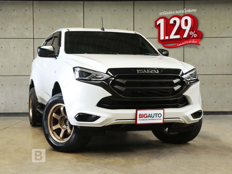 Isuzu MU-X 2022 1.9 Active 2WD Utility-car ดีเซล ไม่ติดแก๊ส เกียร์อัตโนมัติ ขาว