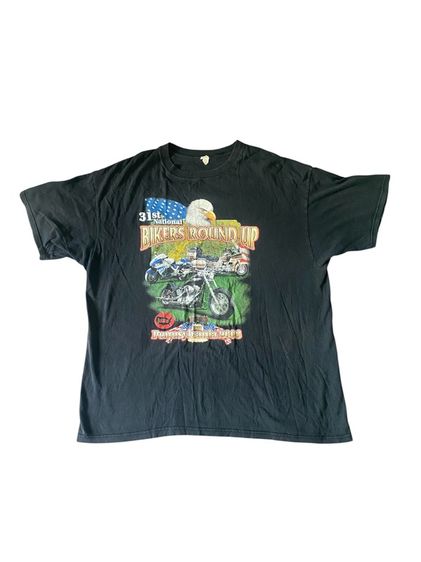 เสื้อยืดสีดำลายกราฟิกจากงาน 31st National Bikers Round Up Pennsylvania 2008 รูปที่ 3