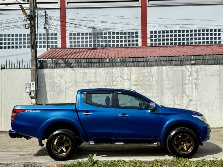 Mitsubishi Triton 2016 All New Double Cab 2.4 GLS Ltd Plus Pickup ดีเซล ไม่ติดแก๊ส เกียร์อัตโนมัติ น้ำเงิน รูปที่ 3