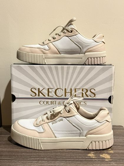 - [ ] Skecher สเกทเชอร์ รองเท้าหนังแท้ ขายขาดทุน JADECOURT มือ2 ใส่แค่ 4 ครั้ง สภาพ 95%