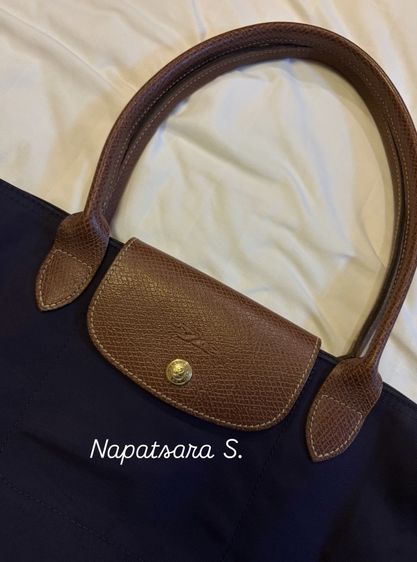 Longchamp Le Pliage Size S สี Bilberry สภาพสวยมาก ของแท้แน่นอนล้านเปอร์เซ็นต์ รูปที่ 3