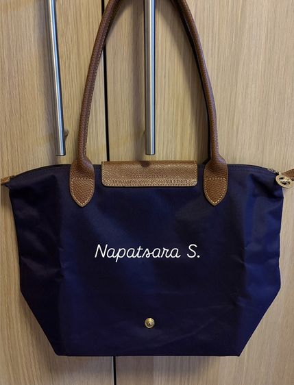 Longchamp Le Pliage Size S สี Bilberry สภาพสวยมาก ของแท้แน่นอนล้านเปอร์เซ็นต์ รูปที่ 2