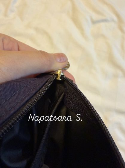 Longchamp Le Pliage Size S สี Bilberry สภาพสวยมาก ของแท้แน่นอนล้านเปอร์เซ็นต์ รูปที่ 9