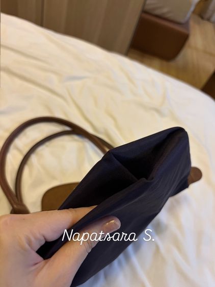 Longchamp Le Pliage Size S สี Bilberry สภาพสวยมาก ของแท้แน่นอนล้านเปอร์เซ็นต์ รูปที่ 7
