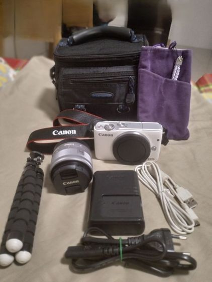 กล้อง CANON M10 มือสองสภาพของใหม่ ใช้ครั้งเดียว (ของแถม 4 รายการ)