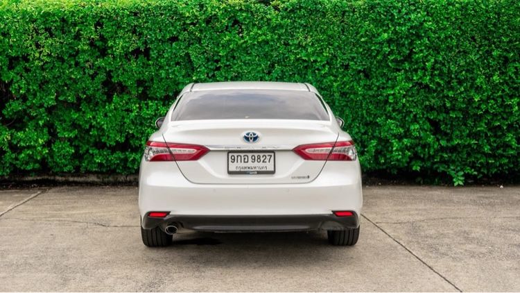 Toyota Camry 2019 2.5 HEV Premium Luxury Sedan ไฮบริด ไม่ติดแก๊ส เกียร์อัตโนมัติ ขาว รูปที่ 3