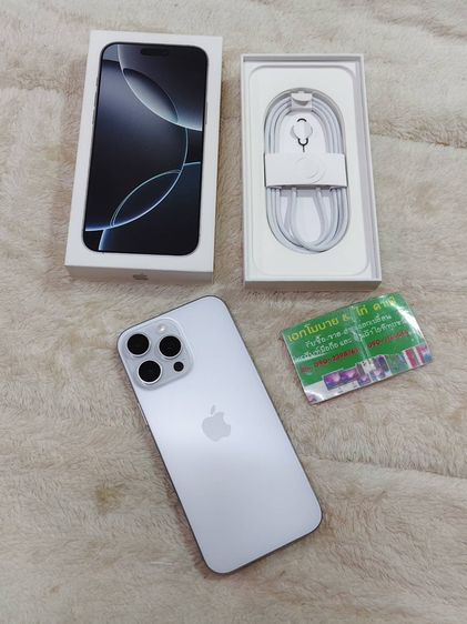 - iPhone 16 Pro Max 512GB White Titanium รูปที่ 2