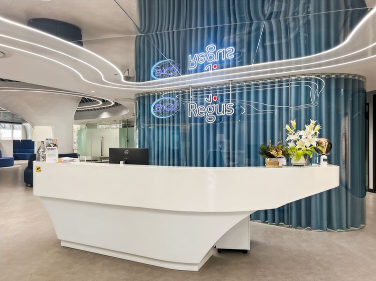 จองที่นั่งโคเวิร์กกิ้งแบบจองล่วงหน้าหรือ hot desk ใน Regus Enco Terminal (EnTer) รูปที่ 3