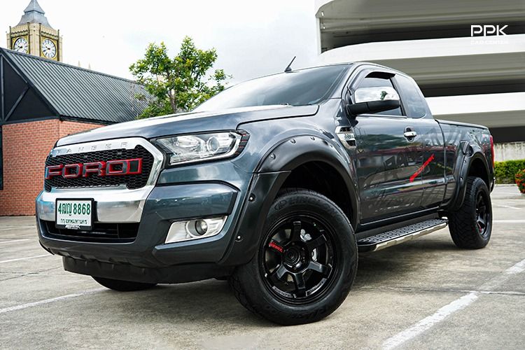 Ford Ranger 2018 2.2 Hi-Rider XLT Pickup ดีเซล ไม่ติดแก๊ส เกียร์อัตโนมัติ เทา
